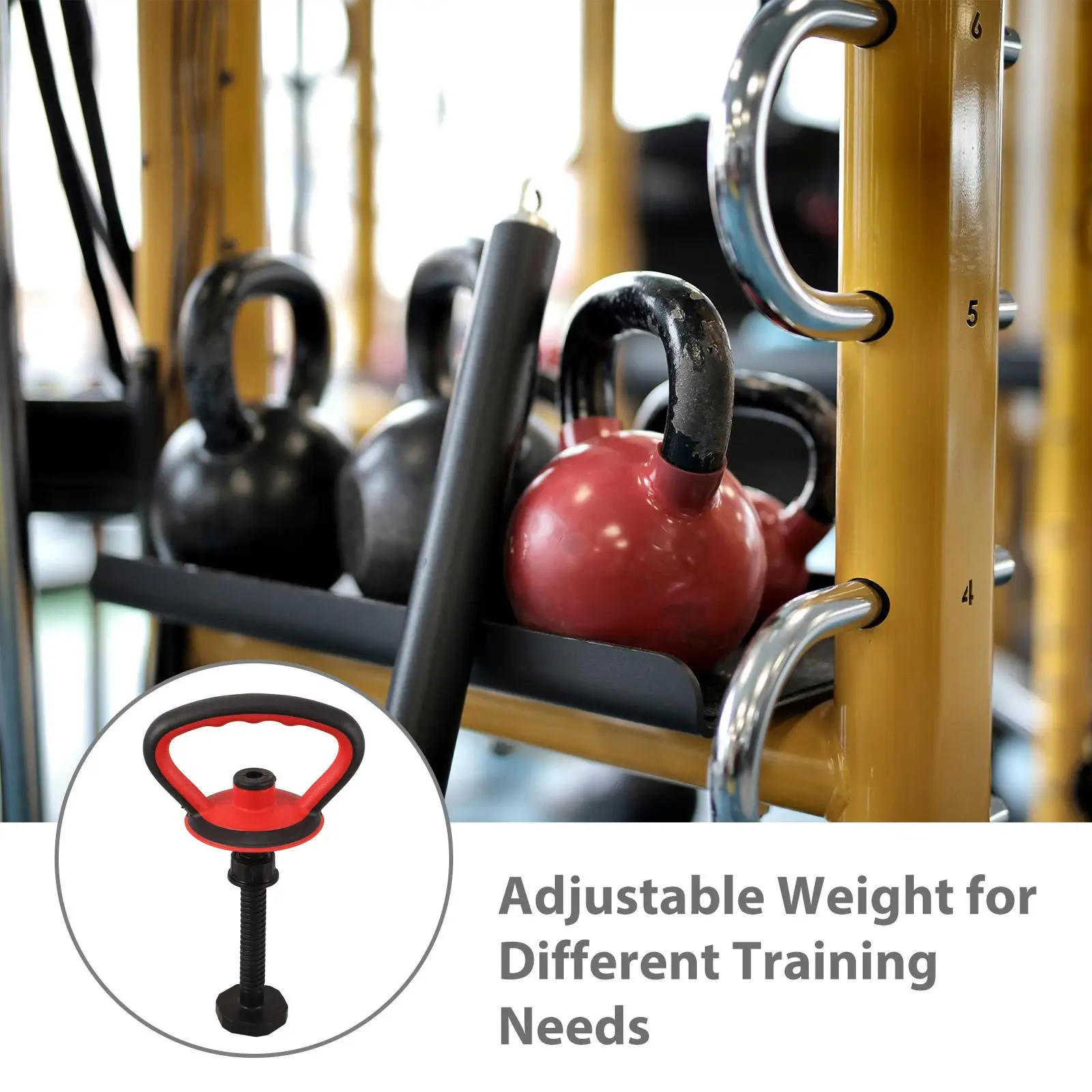 Mur Dasar Stabil Kettlebell H Berat yang Dapat Disesuaikan untuk Latihan Pegangan Dumbbell Desain Multi Fungsi Penting di Rumah