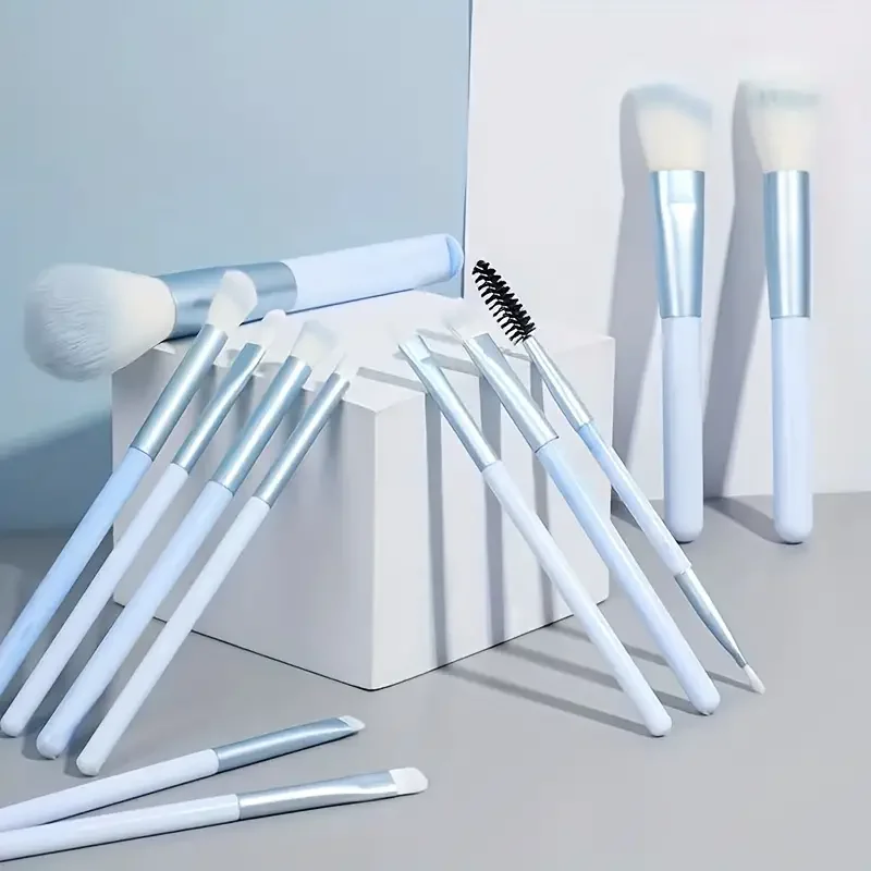 Ensemble de pinceaux de maquillage professionnels pour femmes, éponge de beauté, pinceau cosmétique, poudre adt, mélange d'outils de beauté, 8/14 pièces