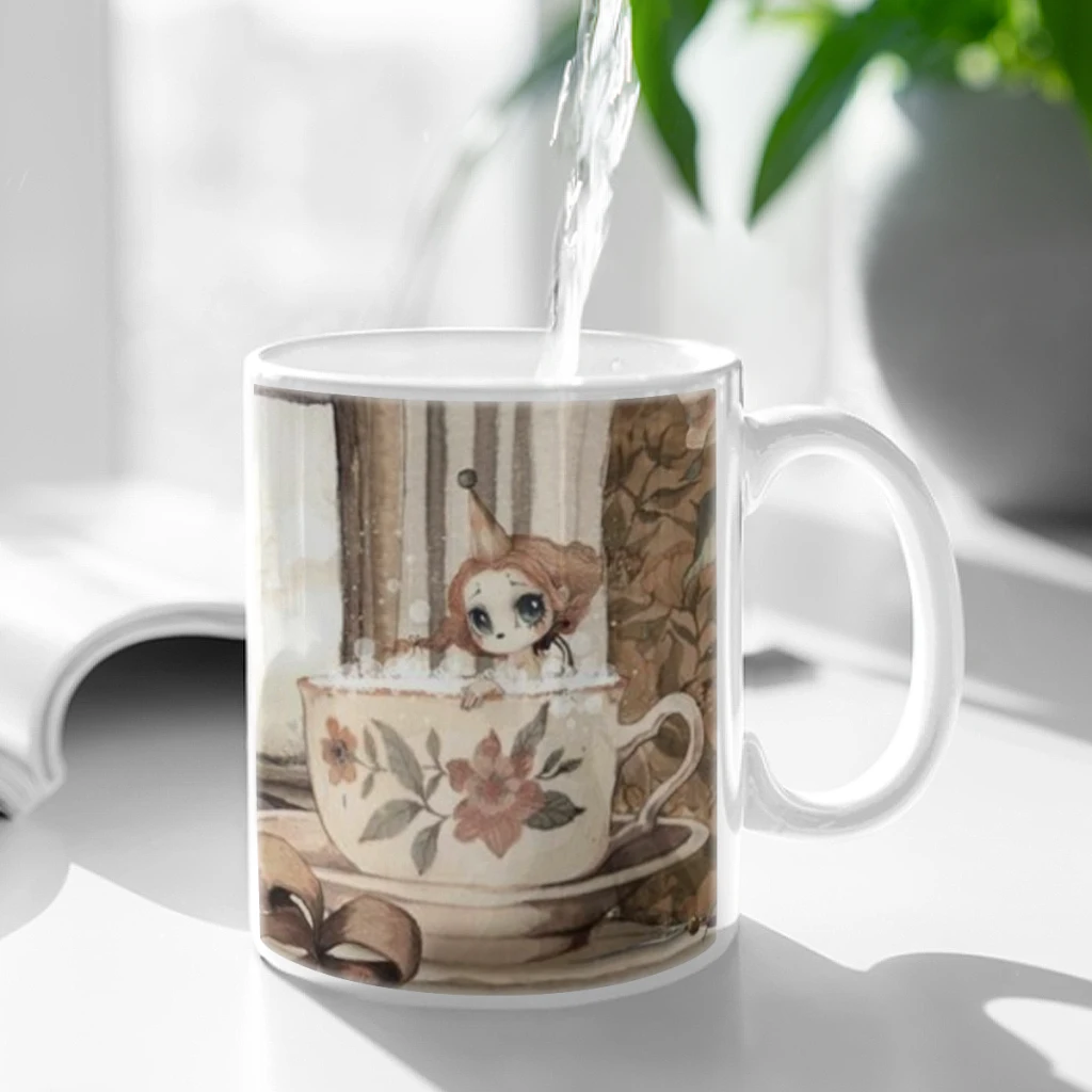 Mrs Mighetto Vintage Coffee Mug Tea Cup 11oz Coffee Cup Funny Birthday Gifts for Women and Men Ceramic Mug Personalized Cup