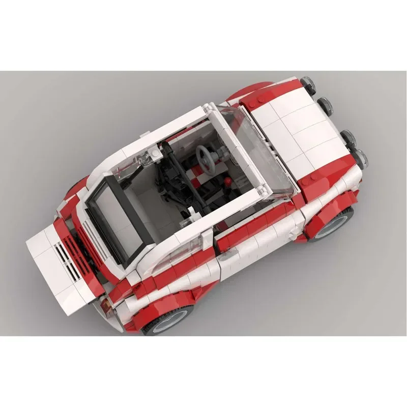 MOC-94923 Klassische Mini Sportwagen Racing Baustein Modell 1138 Teile MOC Kreative DIY Kinder Geburtstag Bausteine Spielzeug Geschenk