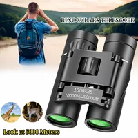 Binoculares potentes 1000X25 HD, Mini telescopio plegable de largo alcance de 9000M, óptica BAK4 FMC para Deportes de caza, viajes de acampada al aire libre