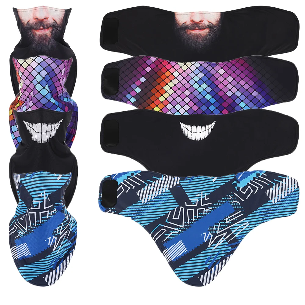 شتاء دافئ القطبية الصوف الوجه درع للجنسين كامل الوجه قناع الرقبة أدفأ الدراجات التزلج الرقبة الجراب دراجة نارية يندبروف غطاء الوجه