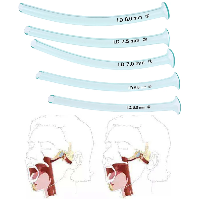 Disposable Nasopharyngeal Airway Nasal Pharyngeal Duct Health Care Kit Accessory for Medical Supplies
