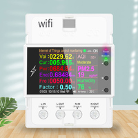 AT4PW Smart Power Meter AC 110V 220V 100A WiFi Electricity Power Monitor Remote Control Share Management Easy Installation