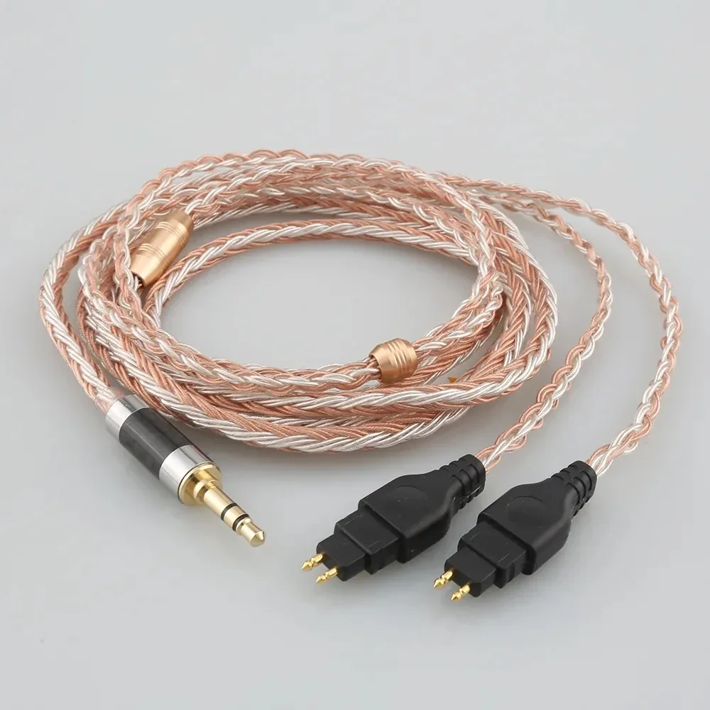 

3.5 XLR 16 Cores OCC Silver Plated Mixed Headphone Cable For Sennheiser HD580 HD600 HD650 HDxxx HD660S HD58x HD6xx