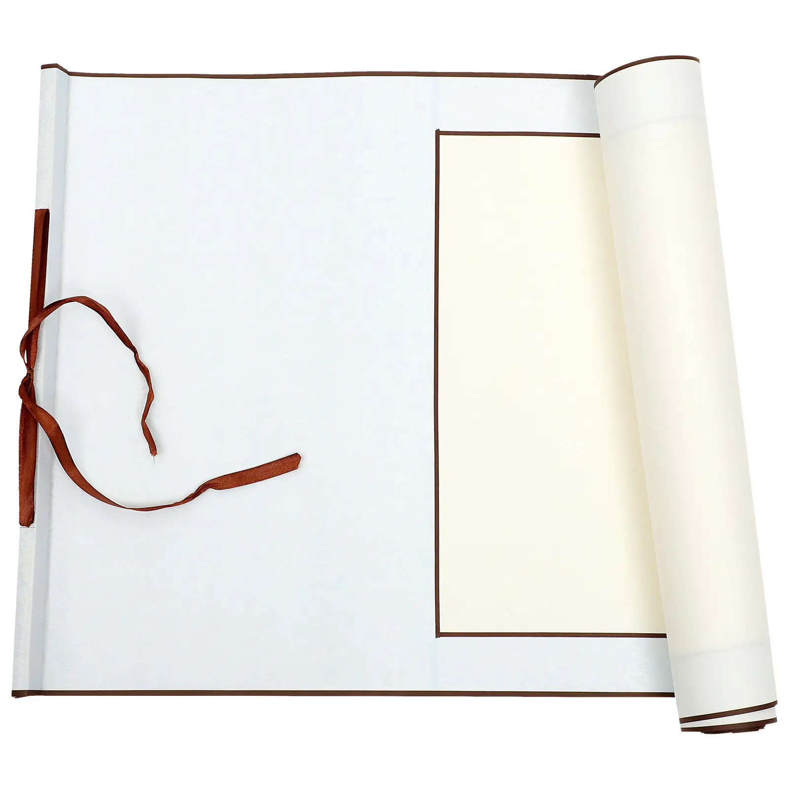 1Pcs Thick Absorbent Xuan Paper Scroll for Chinese Calligraphy Painting Writing Art Class Drawing Wall Hanging Blank