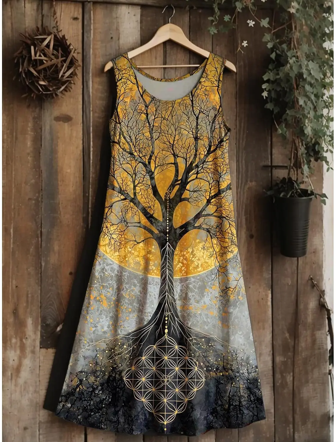 designer babydoll dresses Witchwood Bags Black Sybil Dress – Unique Vintage 55 Bust Robe longue en crochet Height:6.5' CREAM/BLACK