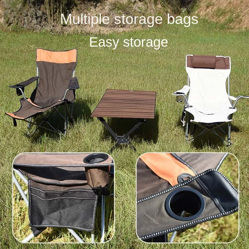 Camping Folding Portable Mesh Chair with Removabel Footrest Beach Sun Patio Chaise Lounge Chair Pool Lawn Lounger Beach Chairs