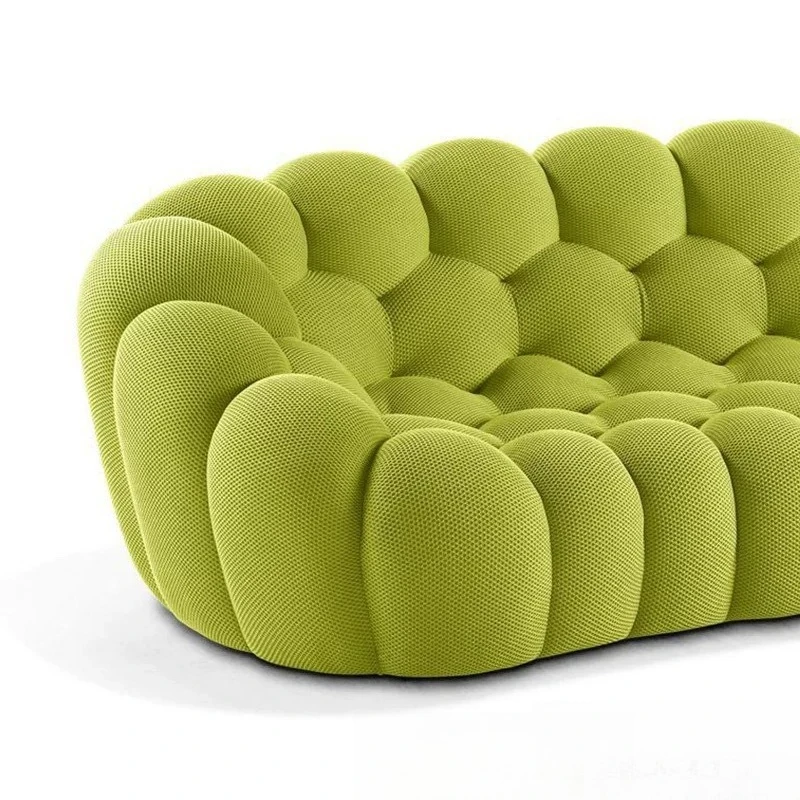 Italian light luxury, bubble curved special-shaped high-value sofa