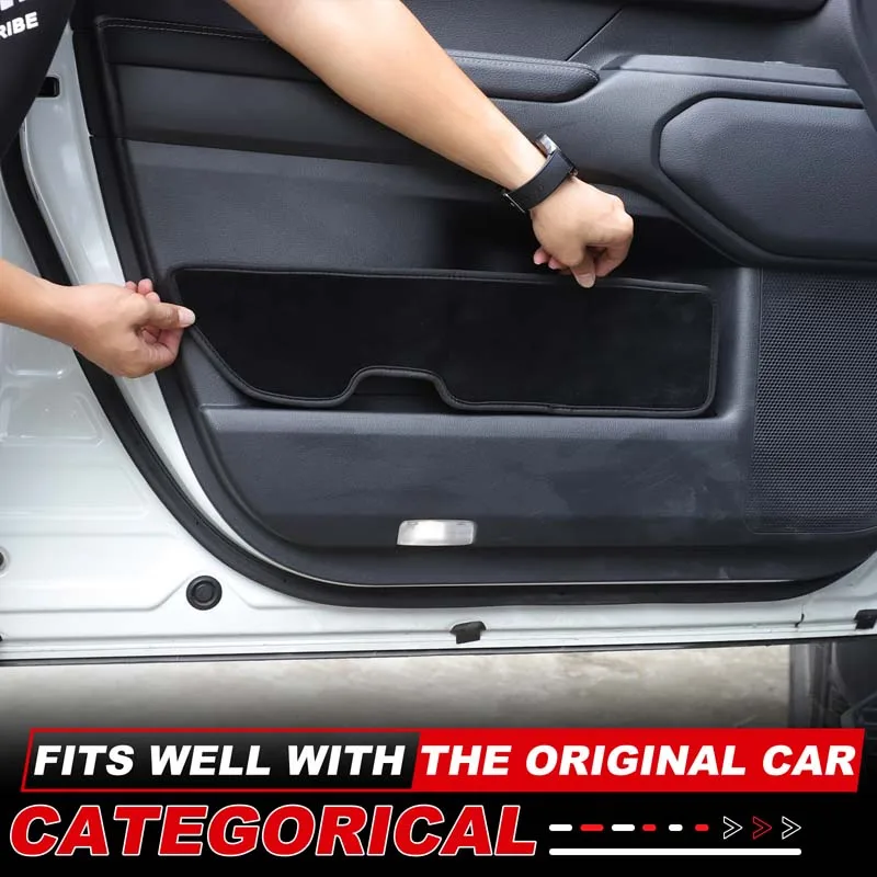 

For Toyota Land Cruiser Prado 24 Car door anti kick pad, door panel protective pad, anti stepping and anti dirt pad accessories