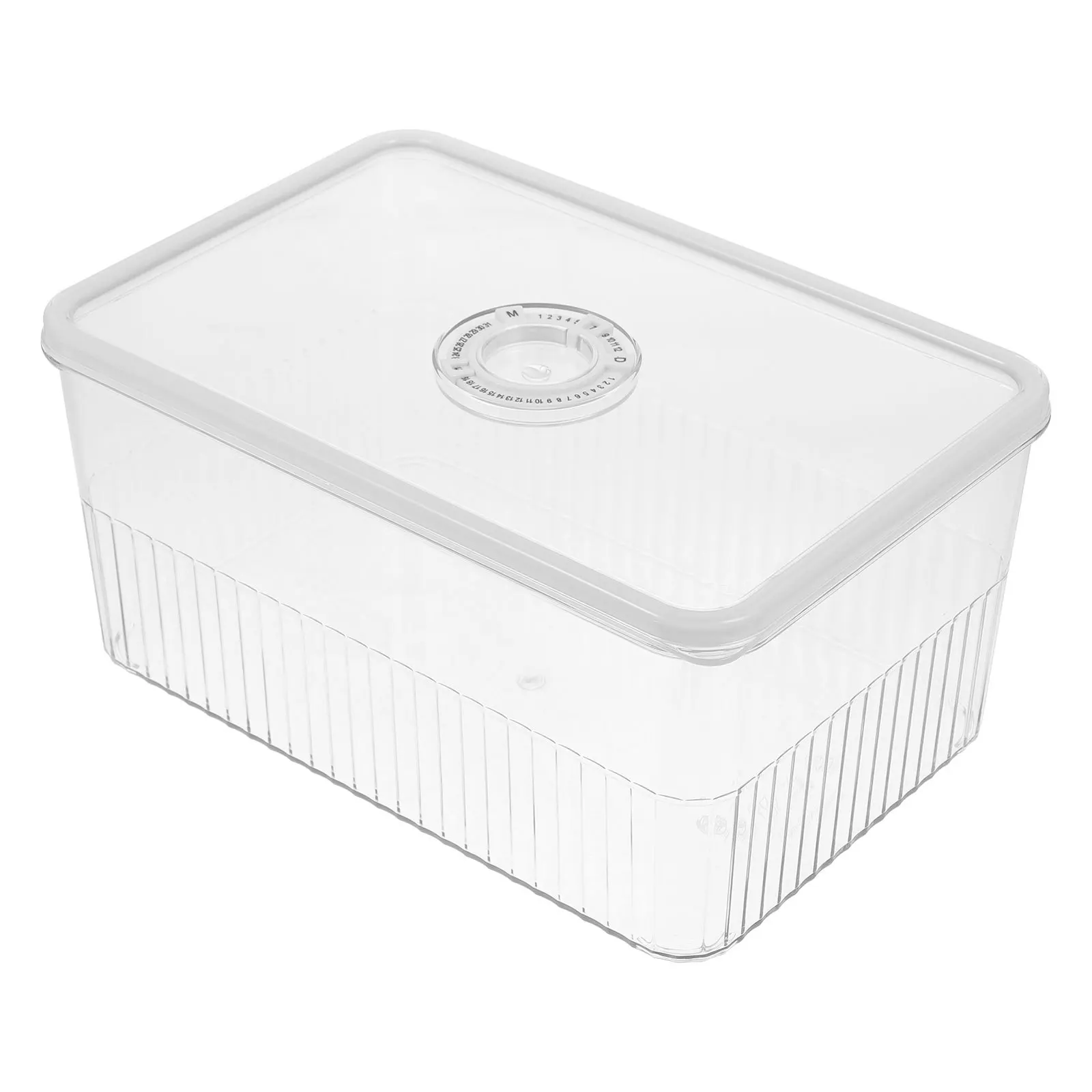 1 قطعة صندوق تخزين الخبز مع غطاء الوقت منظم الثلاجة للفاكهة الخضار وجبة خفيفة الغذاء الحاويات المطبخ حقيبة للتخزين #6