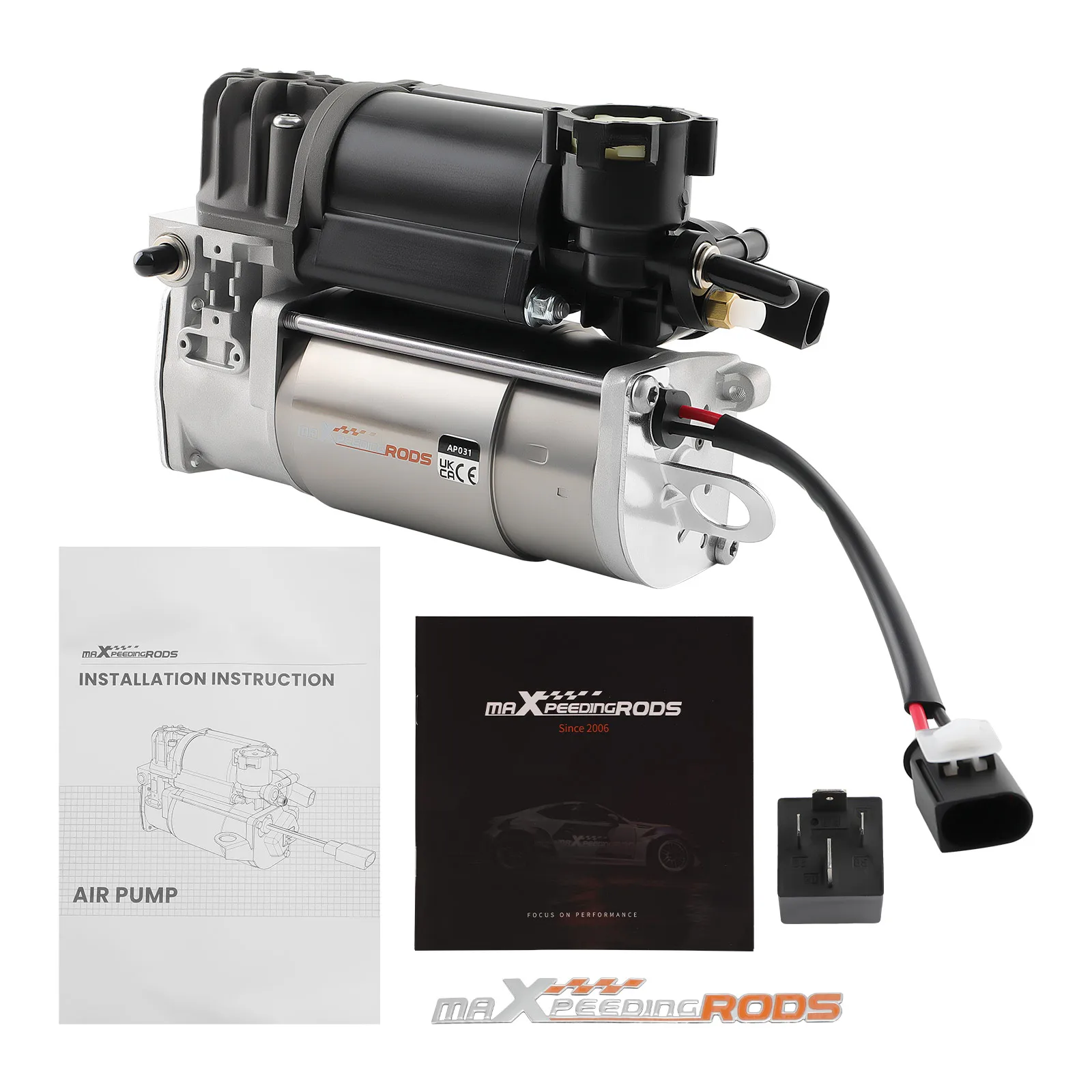 MaXpeedingrods Air Suspension Compressor For Jaguar XJ-Series X350 X358 2003-2009 C2C27702 C2C22825