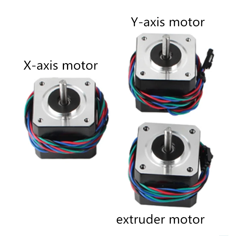 1pcs NEMA17 Extruder Motor or X-axis / Y-axis 42 Stepper Motor For Prusa i3 MK2 MK3 MK3S Bear