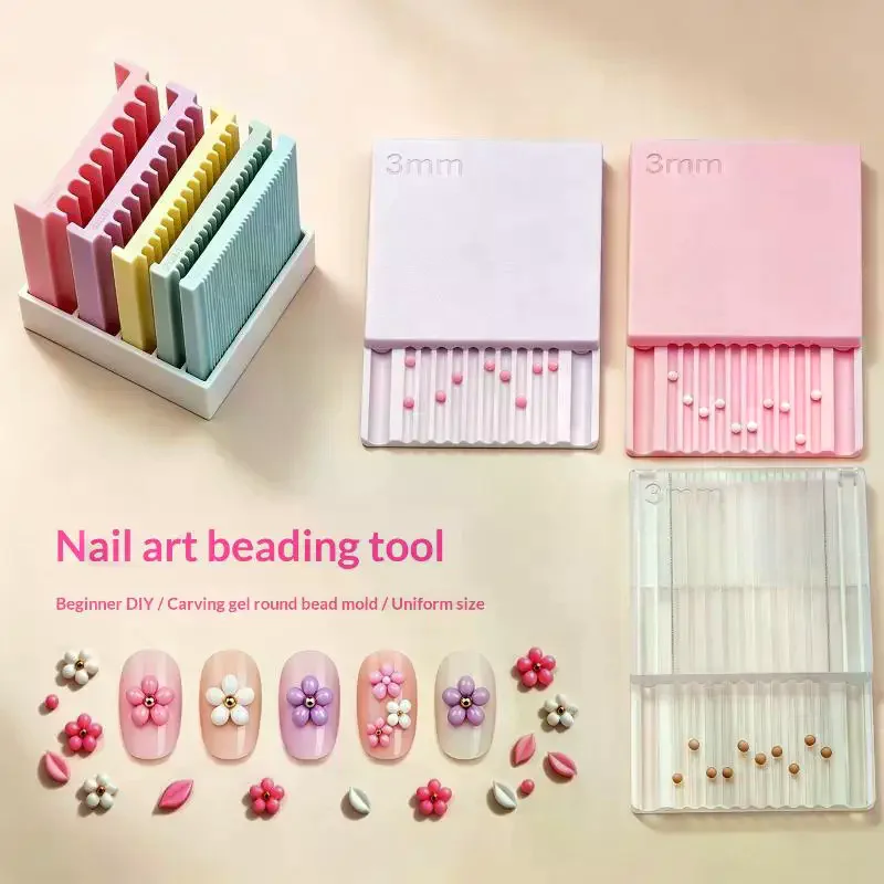 2/5Pcs DIY Jewelry Earring Clay Ball Rapid Molding Tool 1-5mm Rubbing Strip Ball Mould Soft Ceramic Craft Supply For Handmade