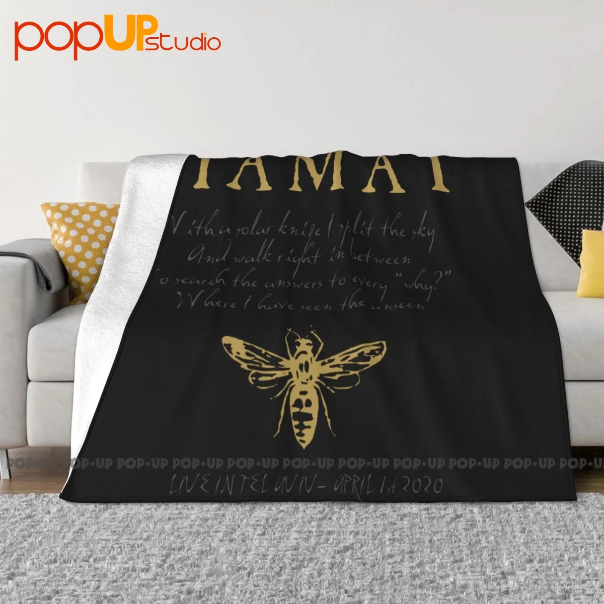 Tiamat Wildhoney Tel Aviv Show P-419 Blanket Autumn Sofa Bed Nap Blanket Bedding Throws Sofa Decorative