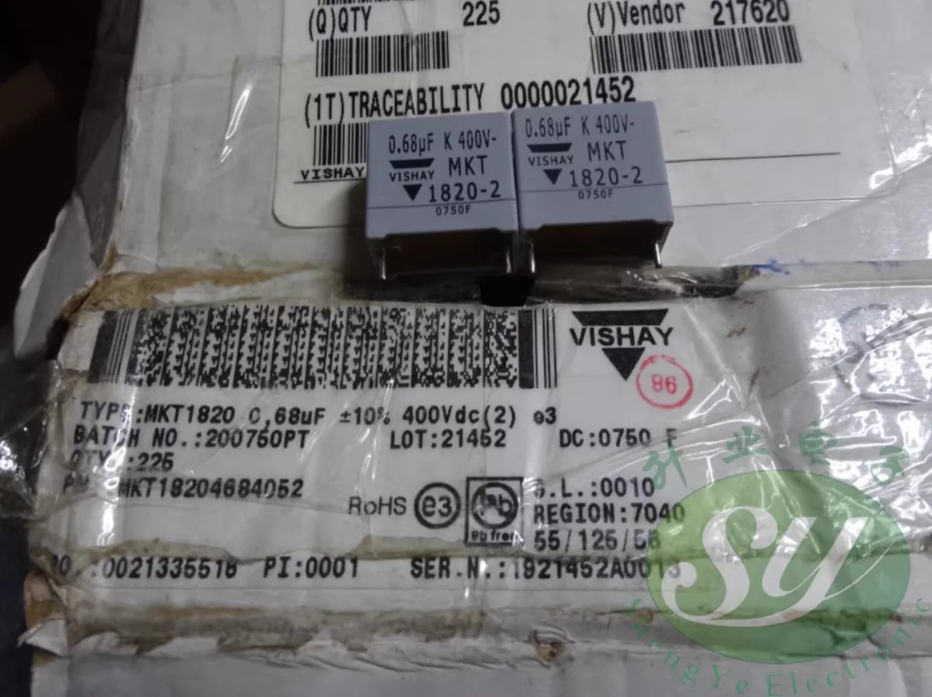 

5PCS MKT1820 0.68uf/400v 680nf u68 684 New film capacitor 15MM