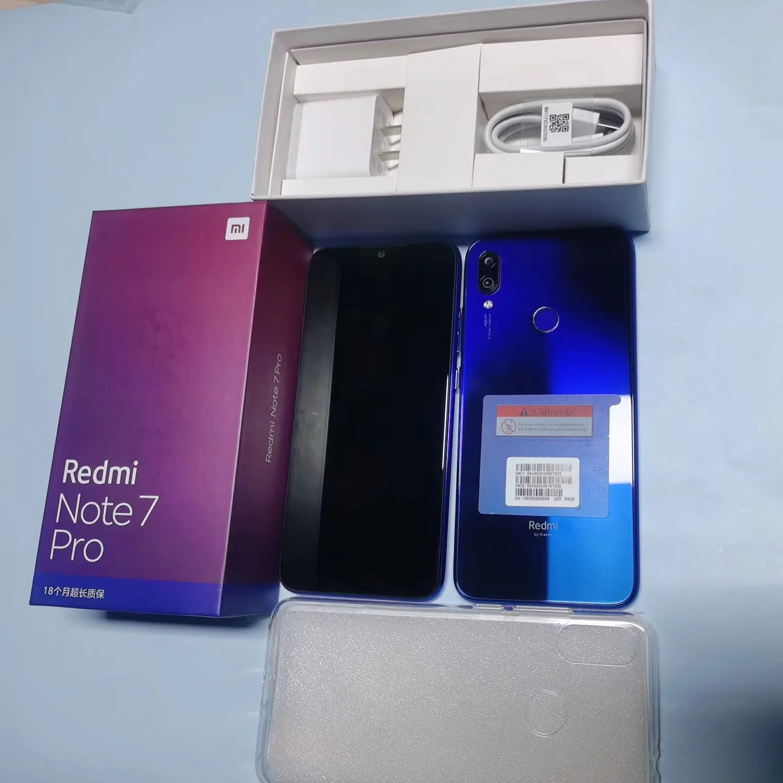 Xiaomi-Téléphone portable Redmi Note 7 Pro, version globale, Snapdragon 675, appareil photo 48.0 MP, téléphone FingerFARused