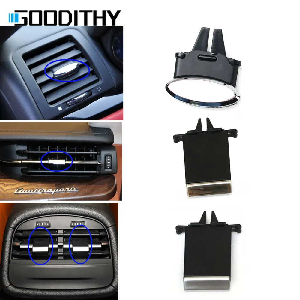 Interior Front Rear Air Conditioning Clip Tab AC Vent Grille Clip Slider For Maserati Quattroporte GranTurismo GranCabrio Ghibli