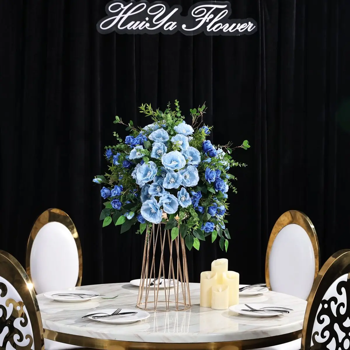 Weiße Rose Künstliche Blumenkugel Hochzeit Event Tischdekoration Kugel Party Bühne Wegführung Weiß Rosa Blumen Schaufensterdekoration – Detail 1