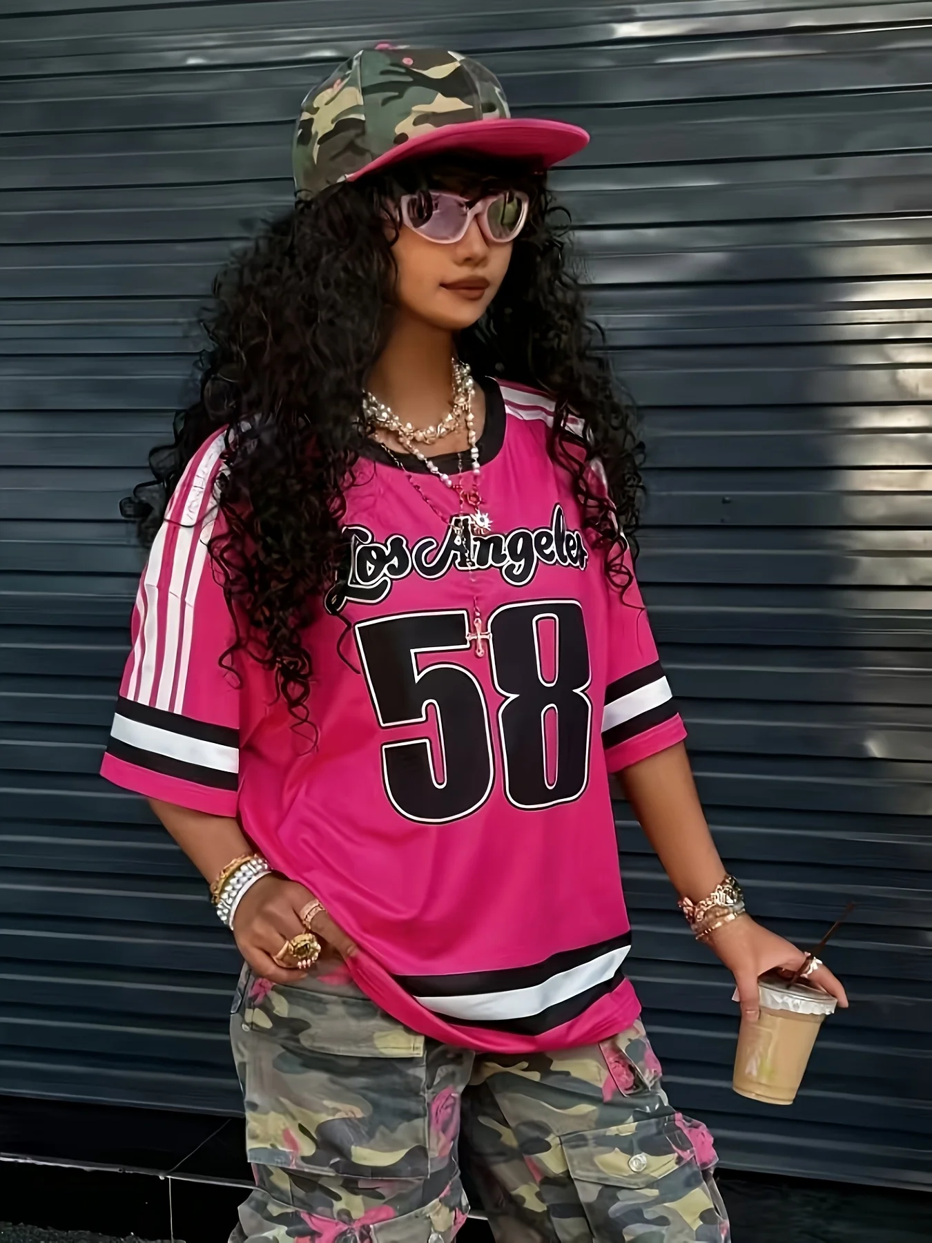 

2025 New T-shirt American Street Fashion Trend Women's Clothing Large 3D Printed Adult Men's and Women's Summer Versatile Trend