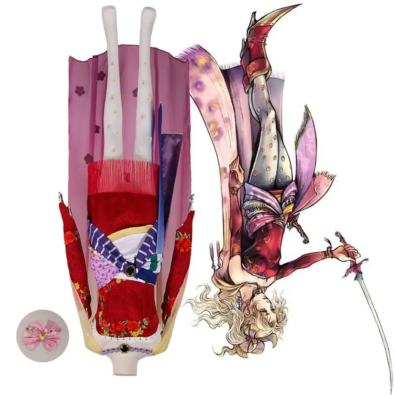 

Game Terra Branford Cosplay Costume Women Fancy Suits Full Set Halloween Carnival Party Outfit