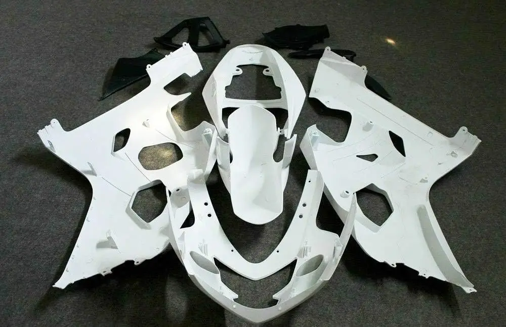 مجموعة هدايا الدراجات النارية غطاء هيكل السيارة هدية كاملة لسوزوكي GSXR600 GSXR750 K4 2004-2005 (غير مطلي) #2