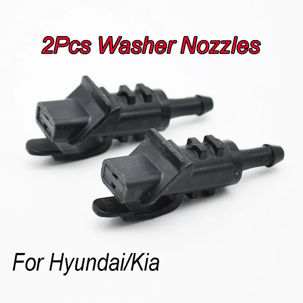 Windshield Washer Nozzles Jet For Hyundai i30 Elantra Touring 2007 2008 2009 2010 2011 2012 Front Window Nozzle