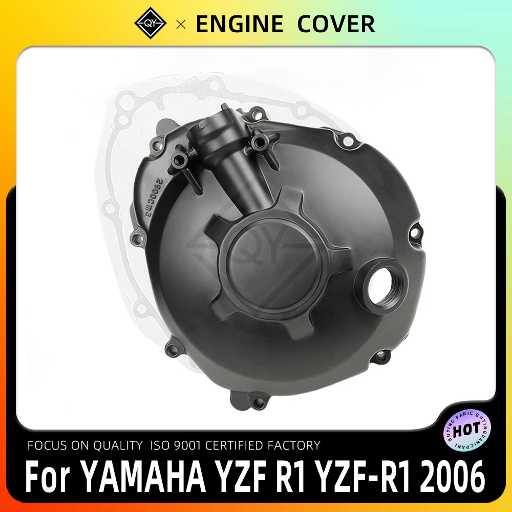 

LQYL Engine Cover Stator Cover CrankCase Side Cover Motor Shell For Yamaha YZF R1 YZF-R1 2006
