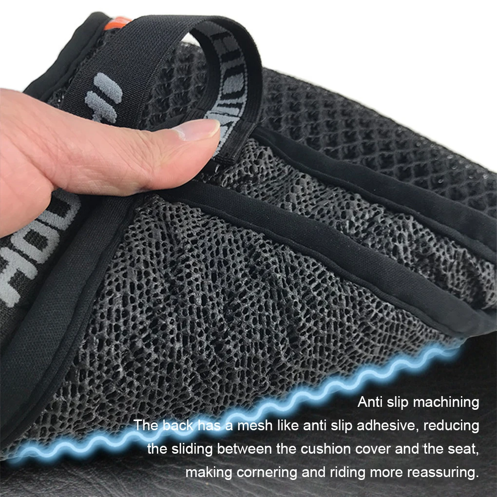 Polyester Stable Fixation Motorcycle Seat Cover Durability Exquisite Craft No Displacement No Loose