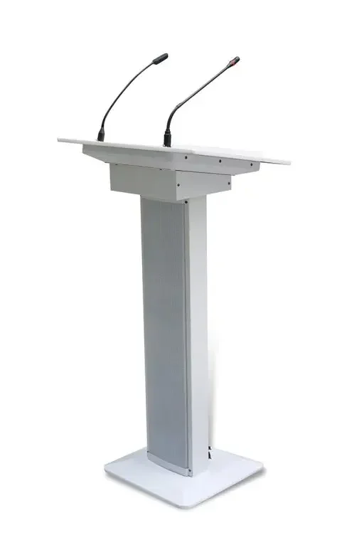 100W professional church podium with USB, FM radio, wireless remote control and microphone