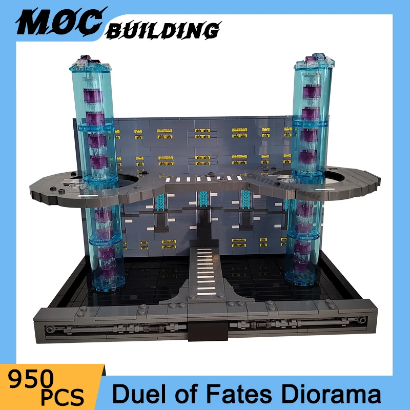 MOC Building Blocks Space War Series Scene Model Duel Of Fates Diorama DIY Assembled Creative Bricks Street View Toys Xmas Gifts