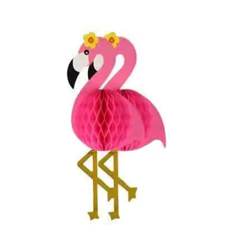 Flamingo Set decorazione matrimonio ruota fai da te carta a nido d\'ape palla fiori artigianato festa di compleanno matrimonio Baby battesimo