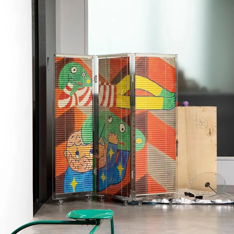 Pantalla de aire, pantalla de decoración del hogar.