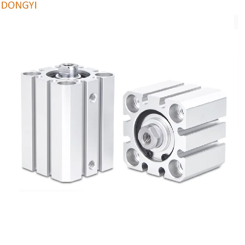 

Compact Cylinder: Standard Type Double Acting, Single Rod CQS Series,CDQSB20/25-5/10/15/20/25/30/35/40/46/50.