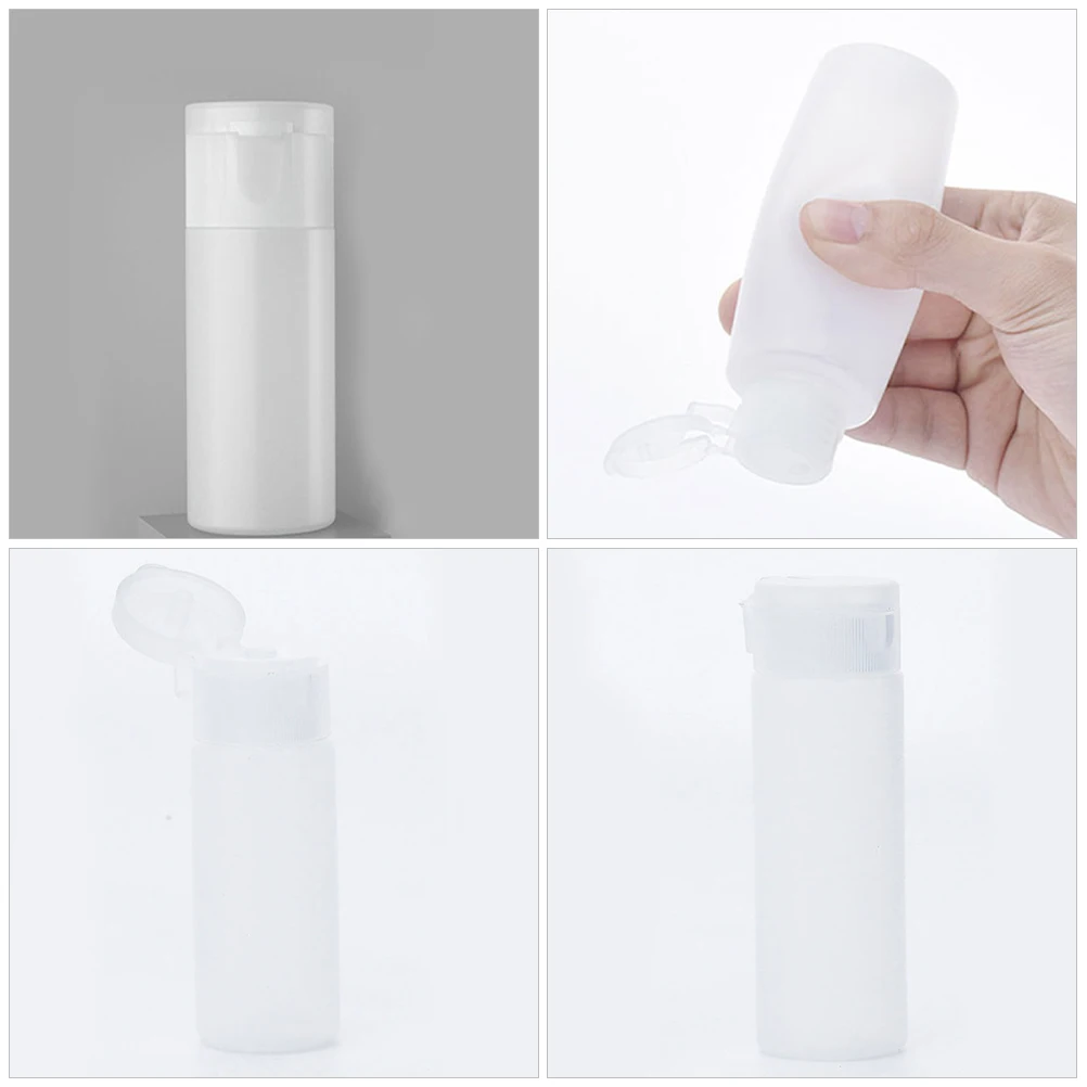 

12pcs Empty Flip Top Bottles 12ml PE Squeeze Travel Shampoo Conditioner Dispenser Lotion Storage Refillable Plastic