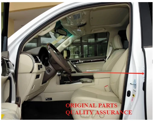 

B-pillar Original Seal Strip Rubber Double Layer Sealing Protector Soundproof Waterproof for Toyota LC150 LC200 GX460 LX570