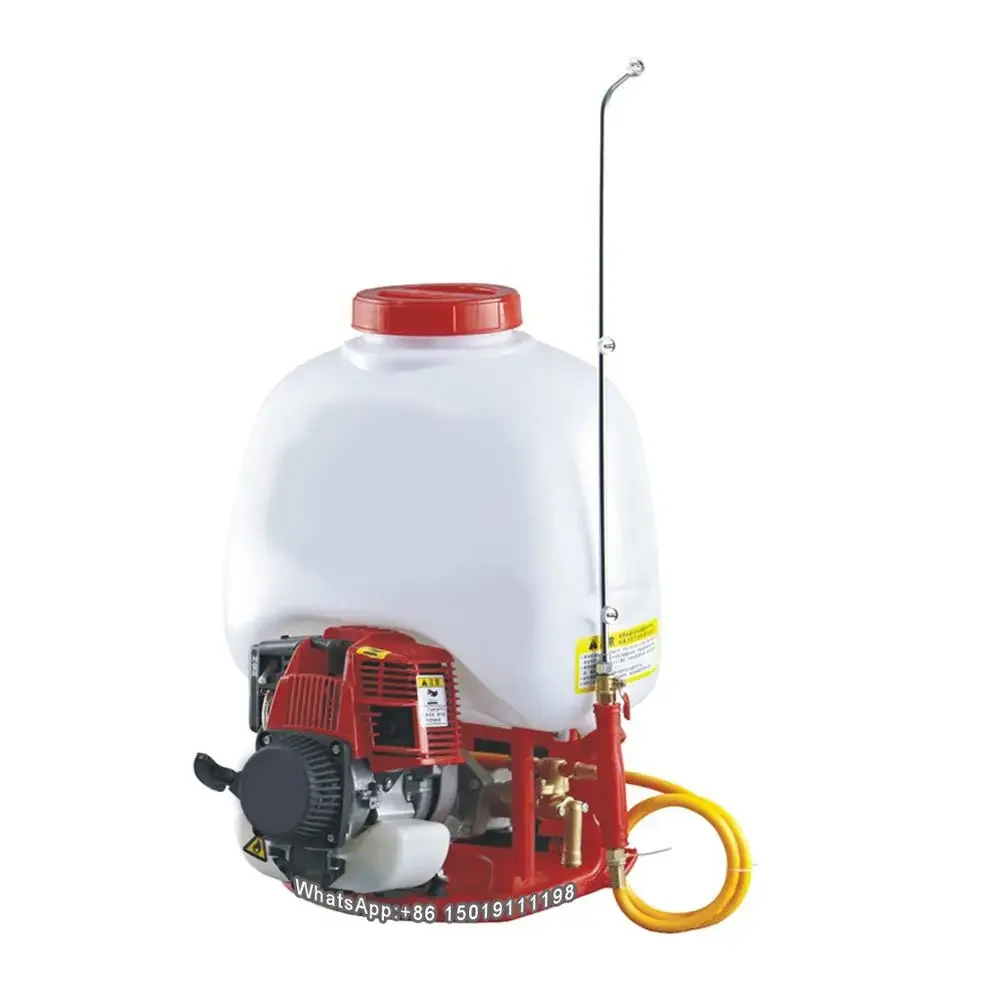 Backpack type four stroke gasoline high-pressure pesticide small spray, low-pressure car wash spray