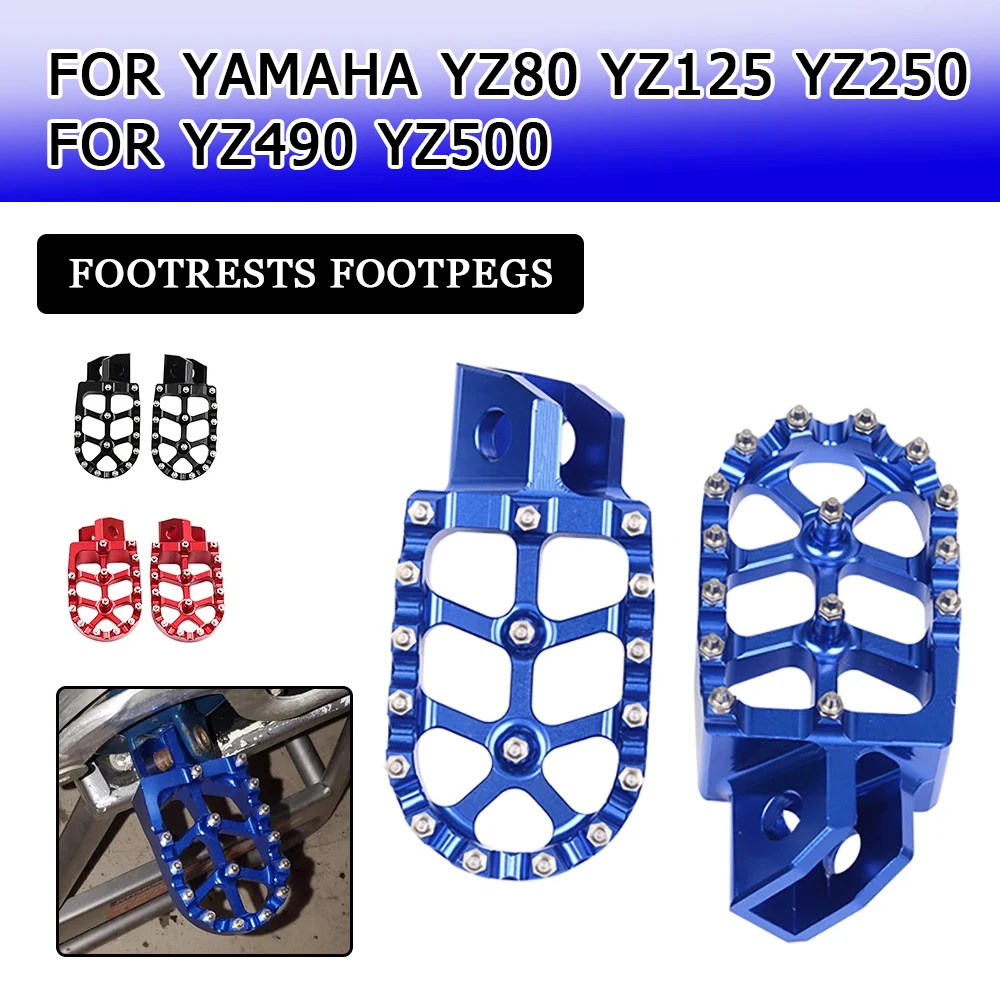 

Motorcycle Accessories Foot Rests Pegs Footpegs Pedals FootRests For Yamaha YZ80 YZ125 YZ250 YZ490 YZ500 YZ 80 125 250 490 500