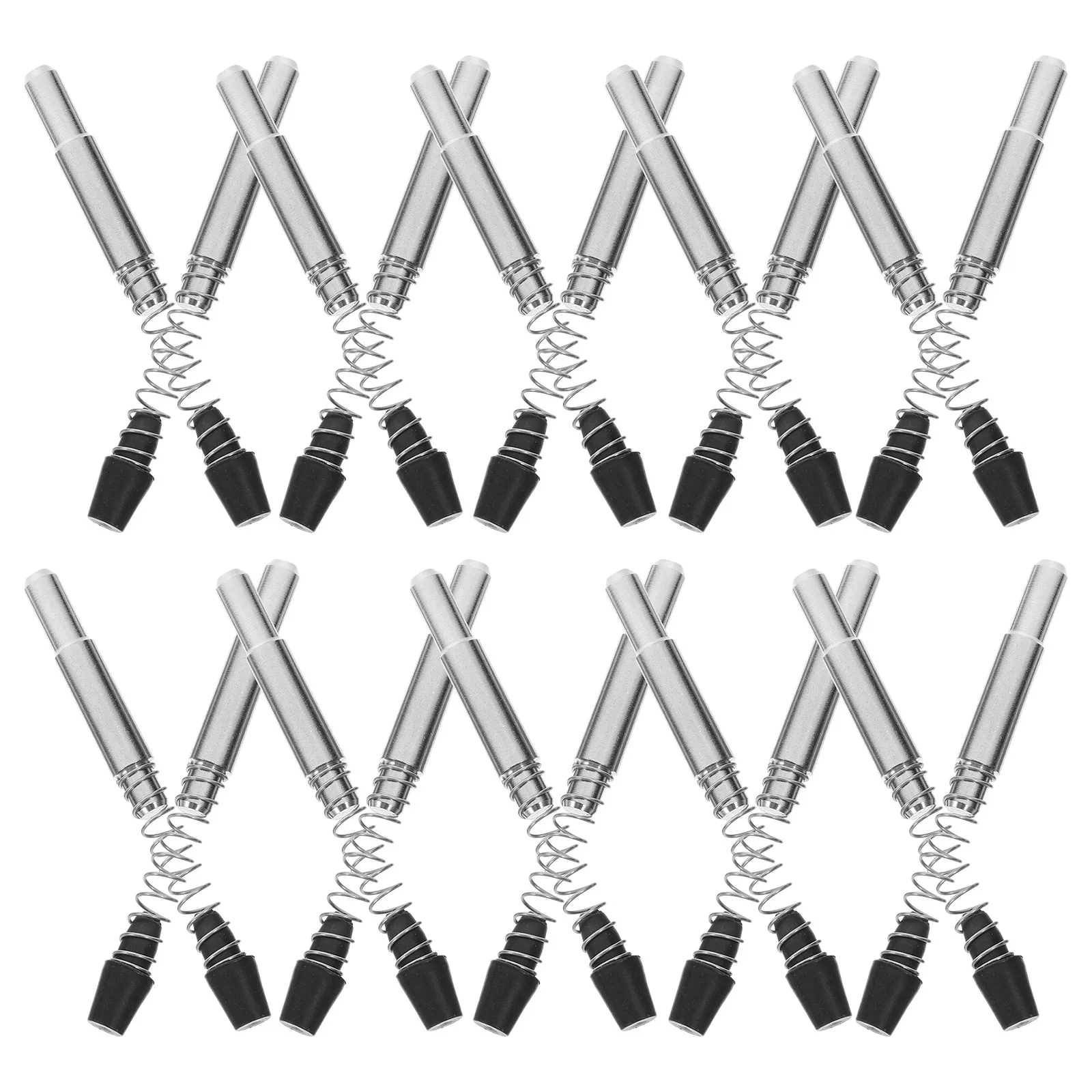 50Pcs Stainless Steel Spring-Loaded Plunger Corrosion Resistant Mechanical Accessory for Glass Frame Curtain Wall Locating Pin