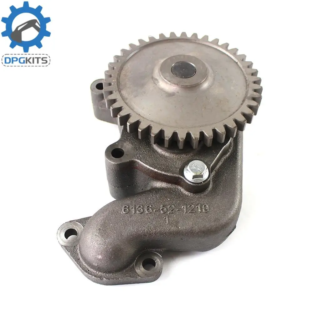 

1pc 6136-52-1210 6136-52-1100 Oil Pump For Komatsu S6D105 S6D105-B-1A 6D105-3 Engine PC200-3 Excavator Digger 3 Months Warranty