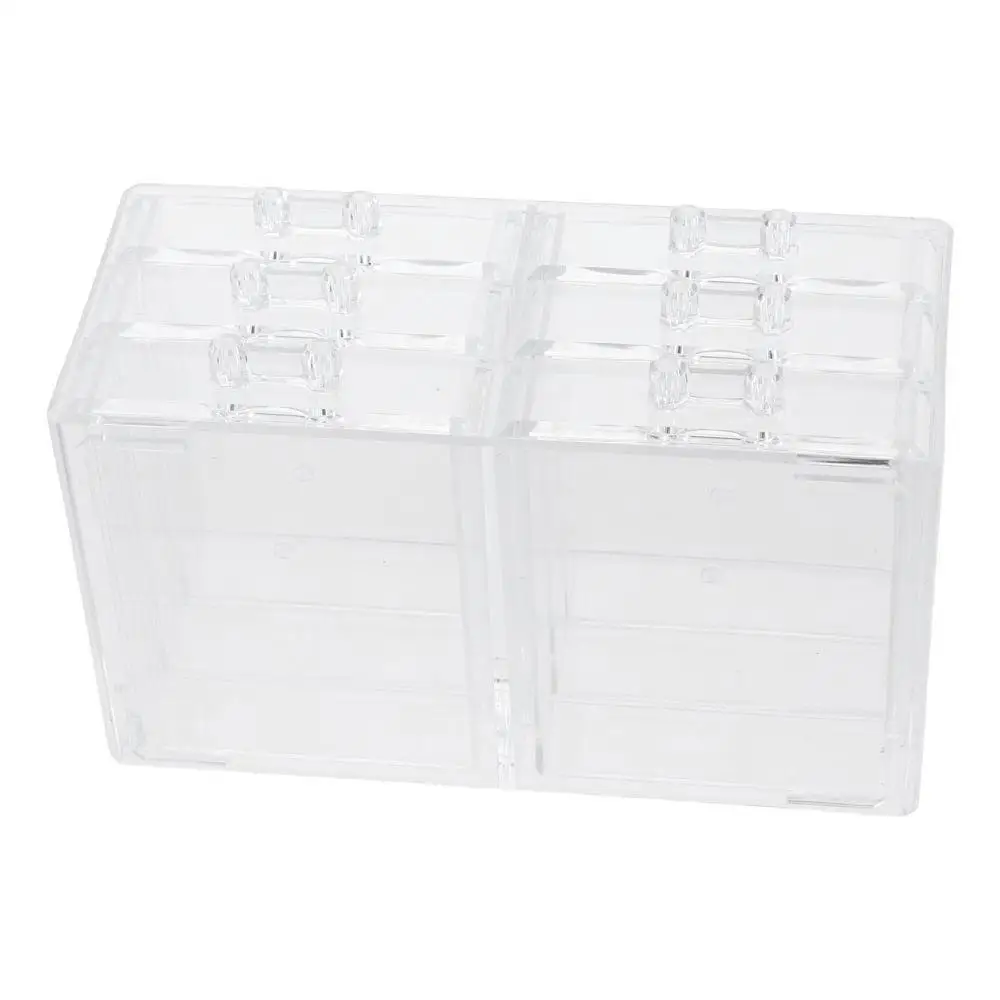 Stackable Clear Drawer Organizers Plastic Drawers Desk Accessories Workspace Organizers Home