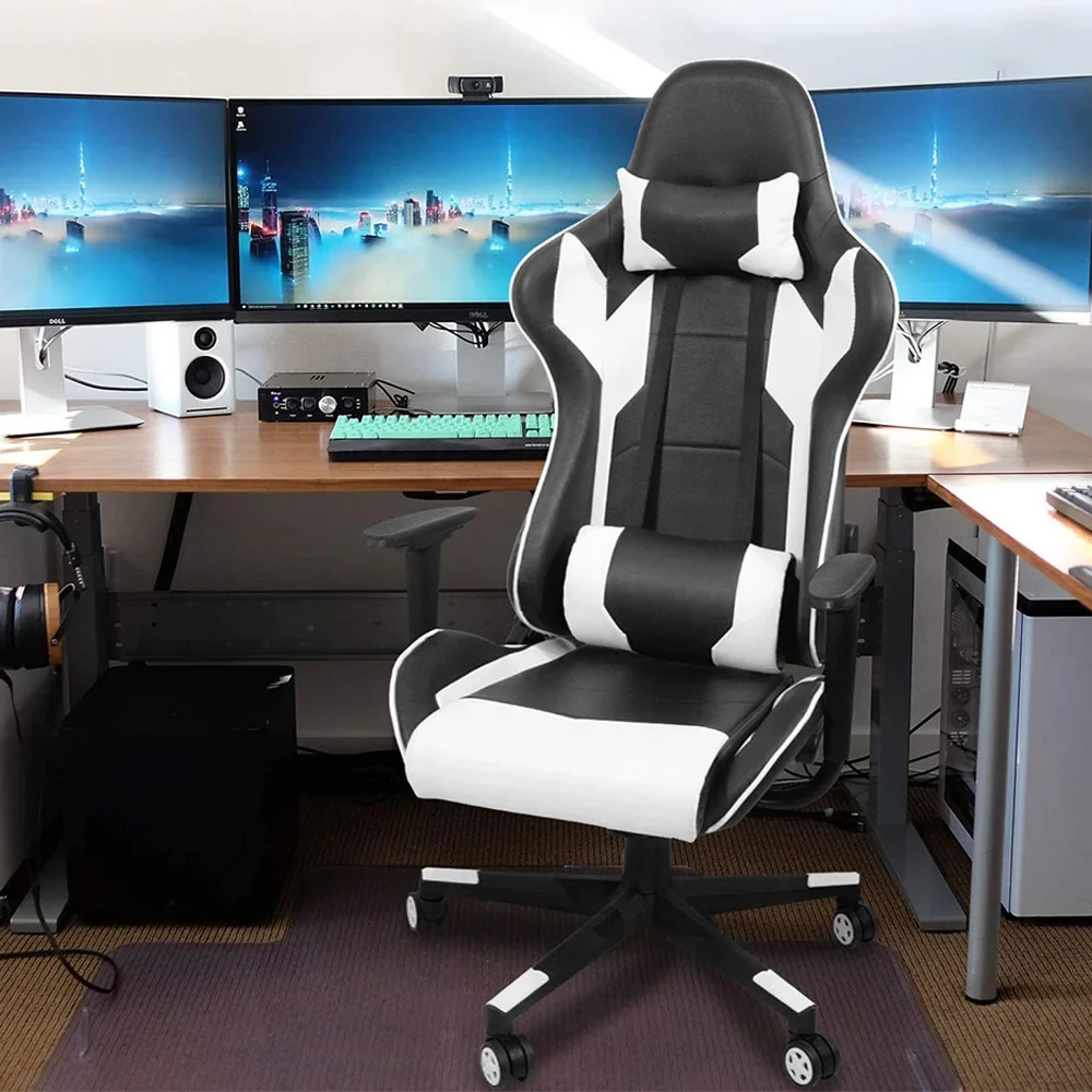 Wholesale Pc Gamer Chair Ergonomic Comfortable Leather Gaming Chair 2022 Racing Games Chair