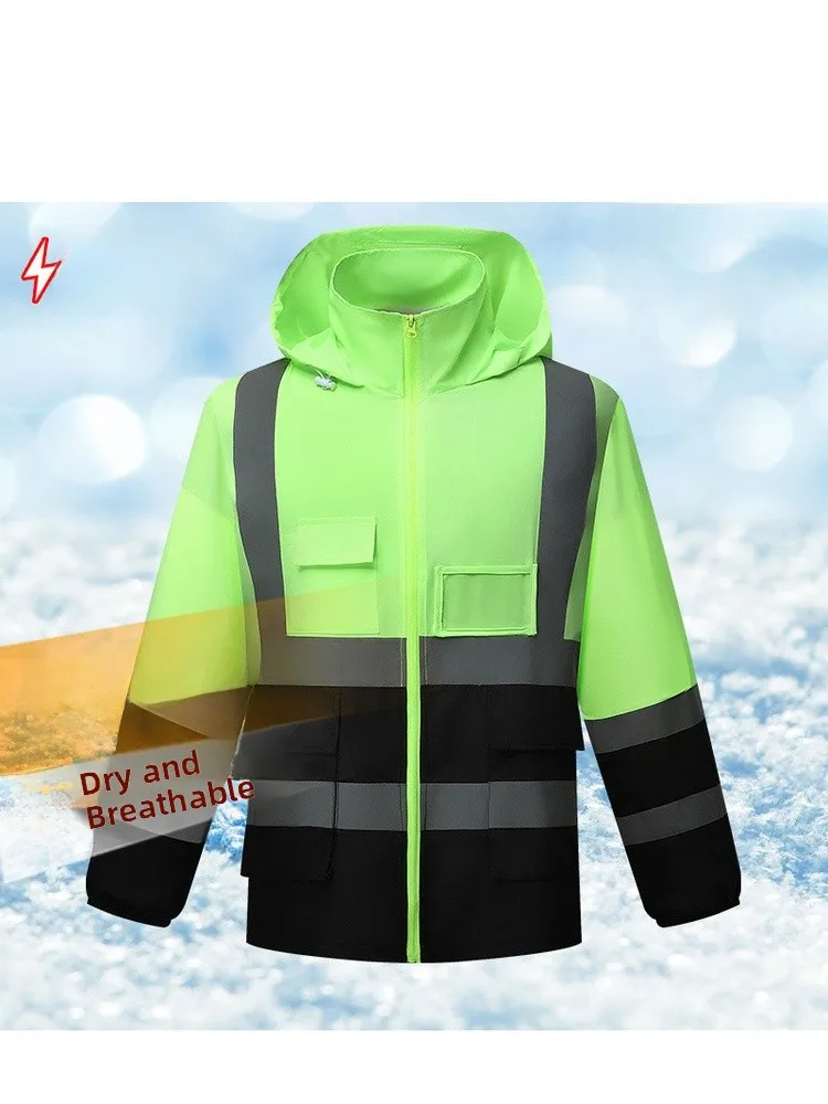 

Мужская летняя новая солнцезащитная одежда для рыбалки и работы, дышащая, тонкая, из ледяного шелка, больших размеров, нейлоновая, с длинными рукавами, на молнии