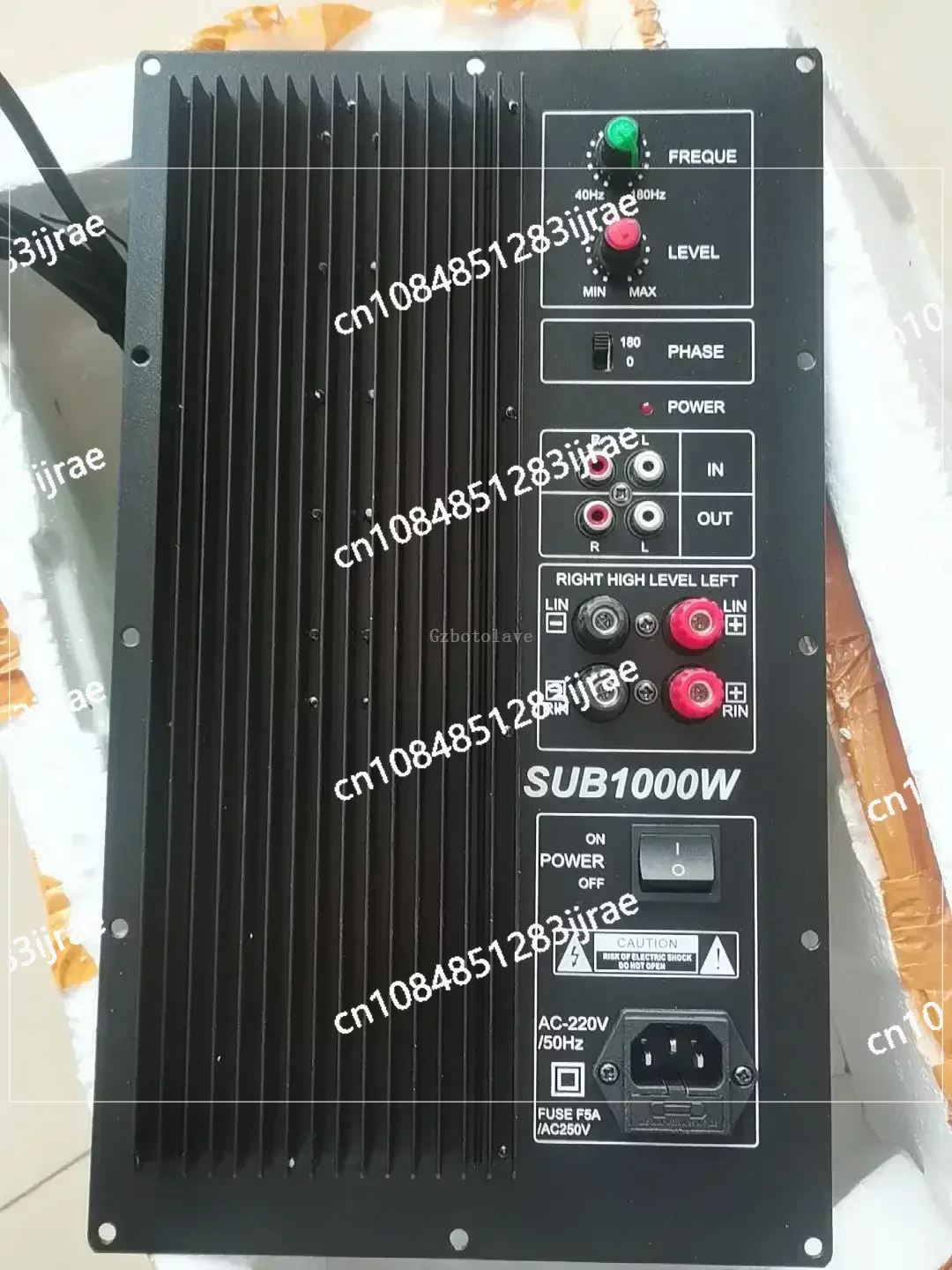 1000W High Power Finished 15 Inch Powerful Bass High-power Active Household Subwoofer Amplifier Board