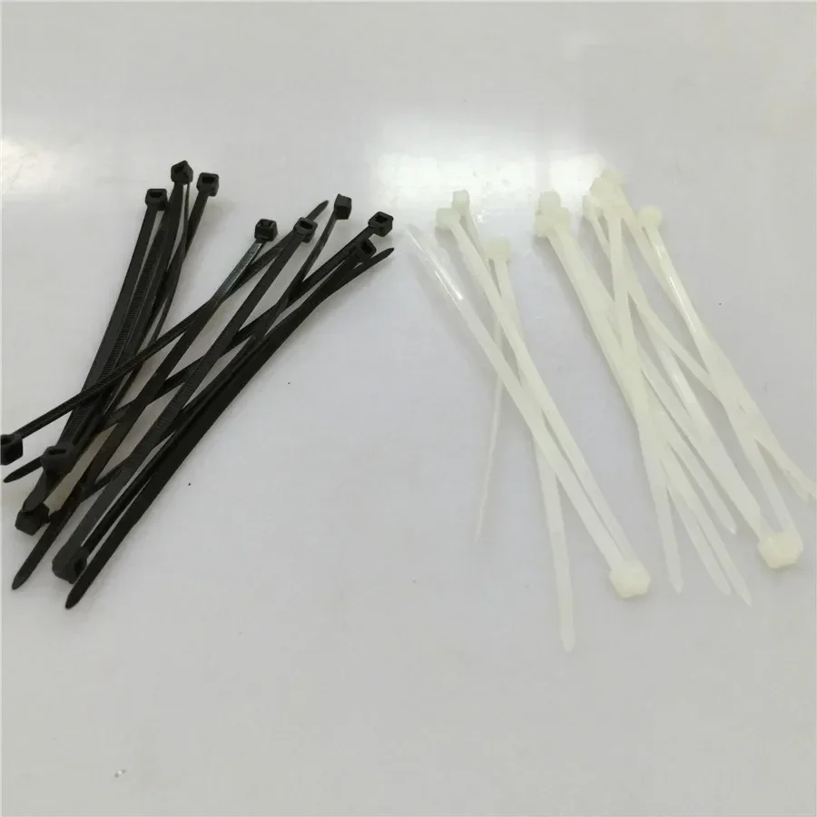 STARPAD For Car Ties Tie-up Bundle Rope Pull Plastic Clip Nylon Clip Black & White 3 * 100 Free Shipping