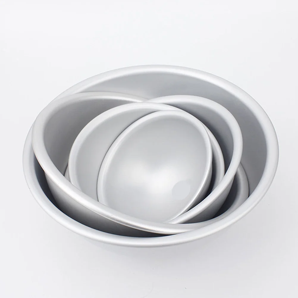 

Aluminum Alloy Hemisphere Cake Tin Semicircle Mold Half Ball Cake Mould for Homemade Cakes Pudding Mousse Baking Mold