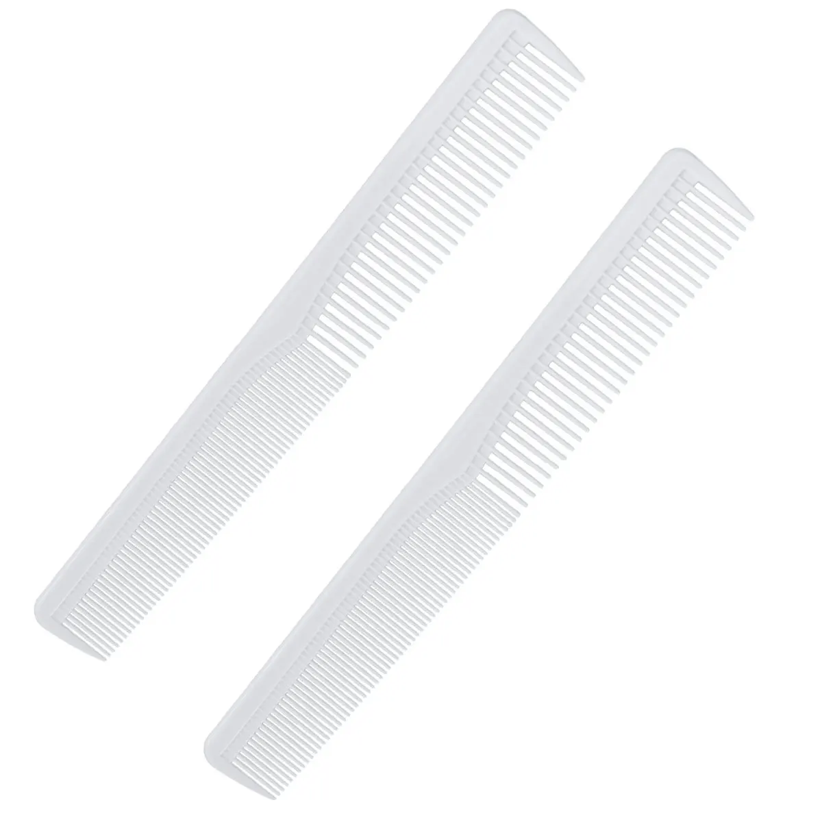 

5Pcs Anti-Static Hairdressing Combs Double Side Cutting Styling Tools for Salon Home Use White Hair Comb Tooth Hair Comb