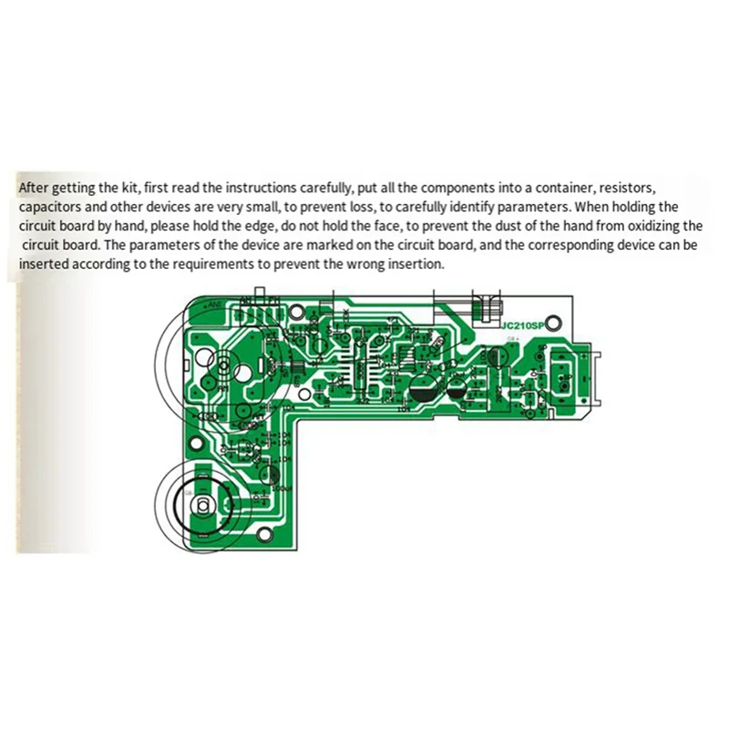 

A83I-210SP Radio Assembly Kit Bulk FM AM/FM Electronics Soldering Circuit Fabrication Not Included Batteries Kit Spare Parts