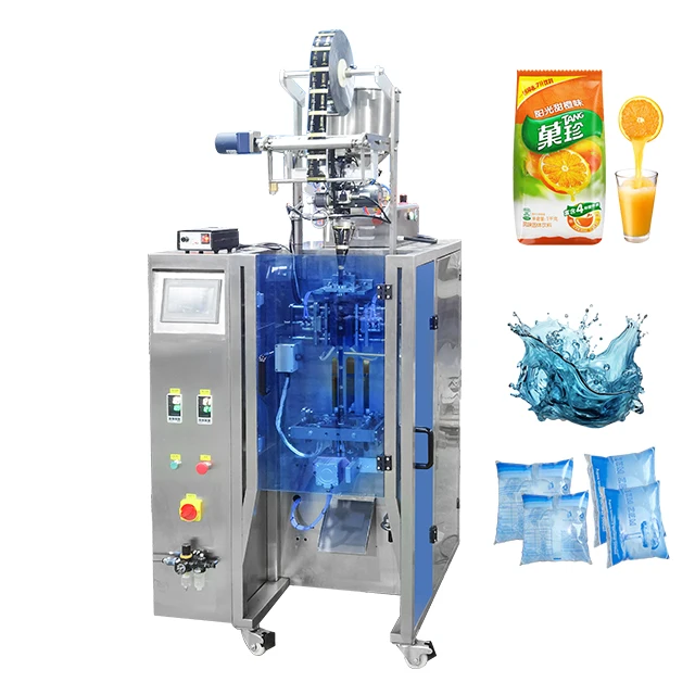 Sachet Water Filling And Sealing Packing Machine Beverage Juice Milk Sachet Bag Pouch Water Liquid Filling Packaging Machine