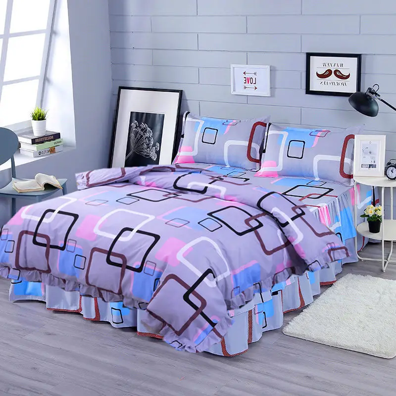 Love Heart Bedding Set Comforter Cover Sets Duvet Cover Set Home Sheet Pillowcase Soft No Filling Bed Linen Twin Full Queen Size